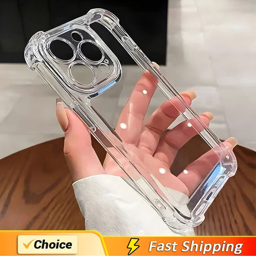 Shockproof clear silicone case - clear,