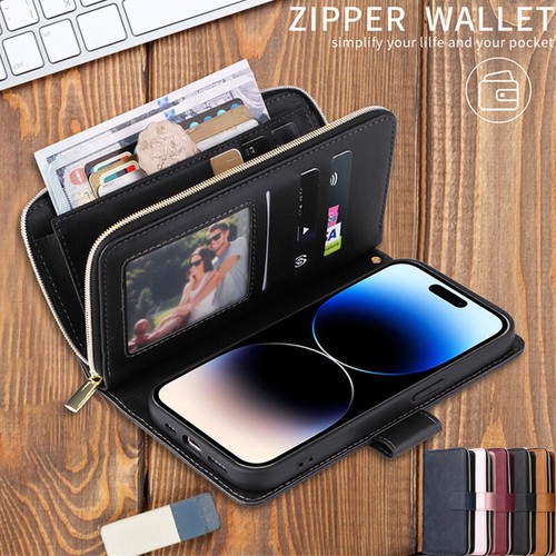 Zip wallet case leather - zip,