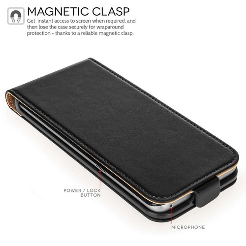 Luxury real leather - flip, case